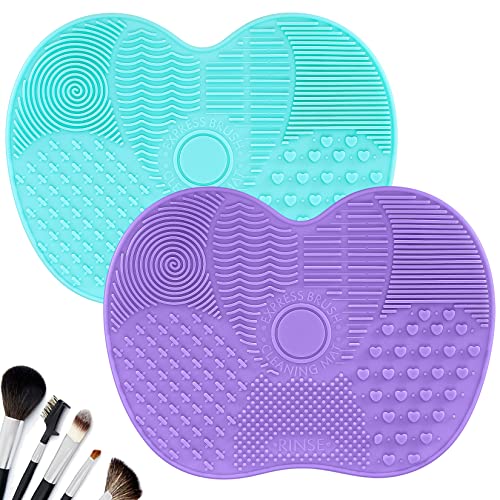 Silicone Makeup Brush Cleaning Mat with Suction Cups
