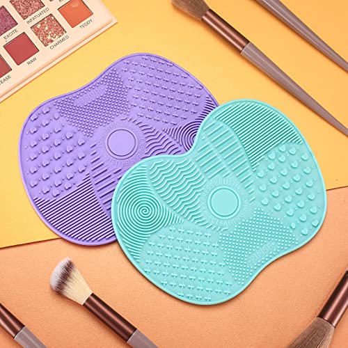 Silicone Makeup Brush Cleaning Mat with Suction Cups