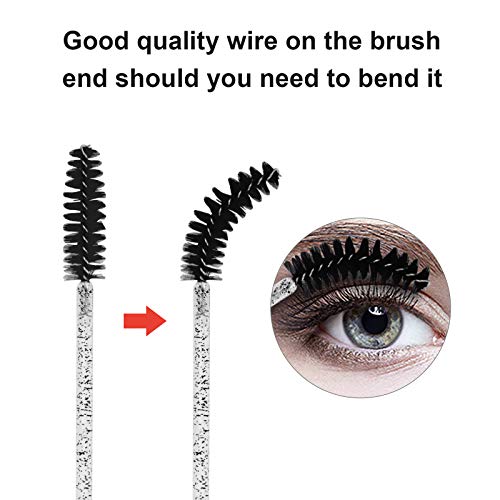 100PCS Disposable Eyelash & Eyebrow Applicator Kit