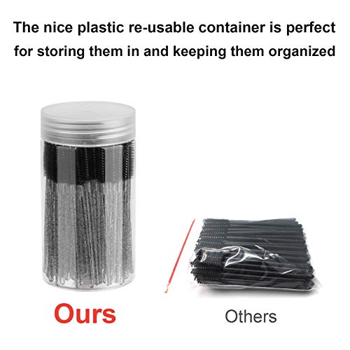 100PCS Disposable Eyelash & Eyebrow Applicator Kit