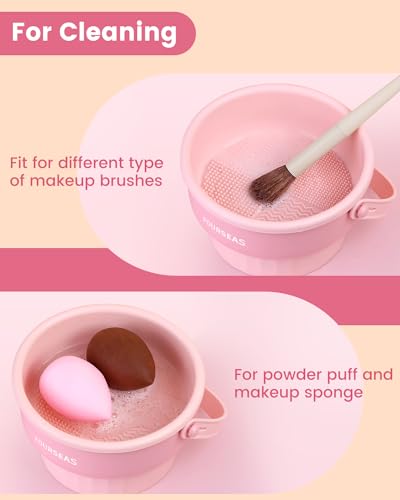 3-in-1 Silicone Makeup Brush Cleaner and Organizer