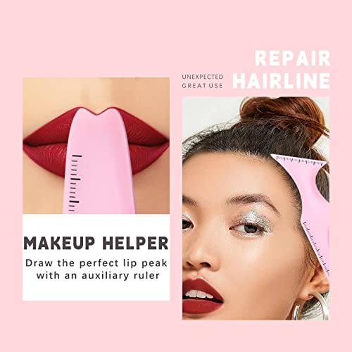 HOSAILY 5-in-1 Silicone Eyeliner Stencils - Pink