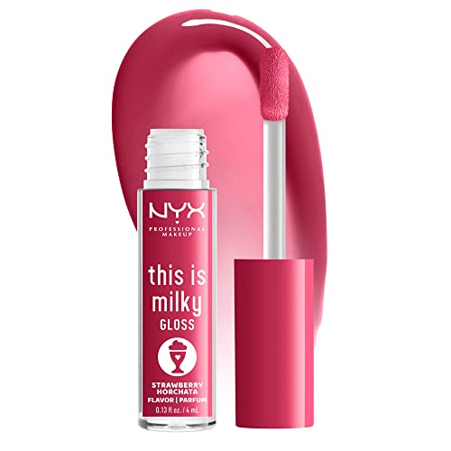 NYX Milky Gloss Lip Gloss - Strawberry Horchata