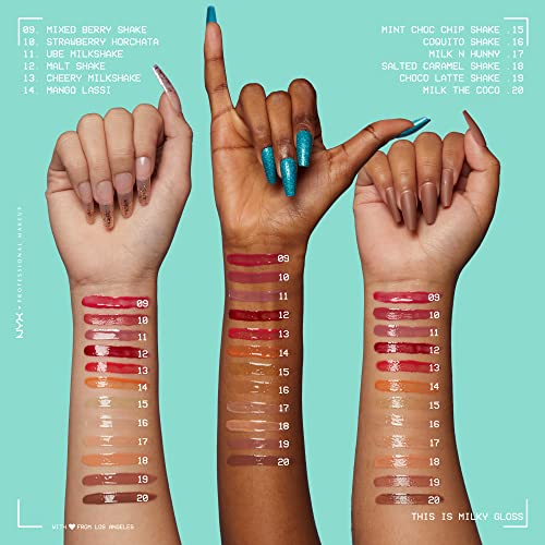NYX Milky Gloss Lip Gloss - Strawberry Horchata