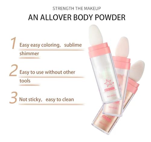 Glitter Powder Highlighter for Radiant Makeup Glow