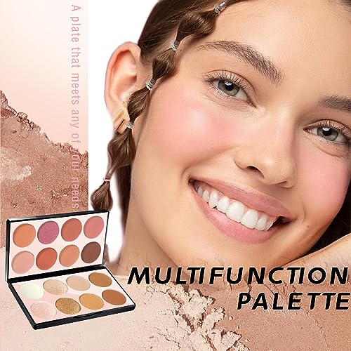 HOSAILY 16-Color All-in-One Blush & Highlighter Palette