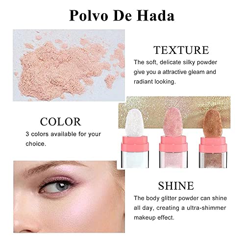 Glitter Powder Highlighter for Radiant Makeup Glow