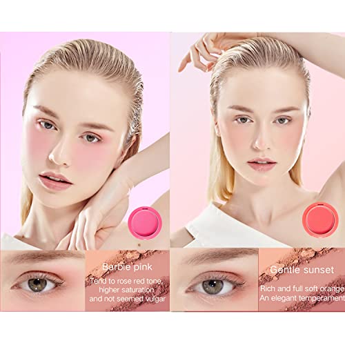 UCANBE Waterproof Matte Blusher Palette with Brush