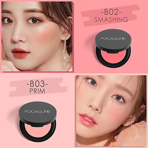 FOCALLURE Silky High Pigment Face Blush
