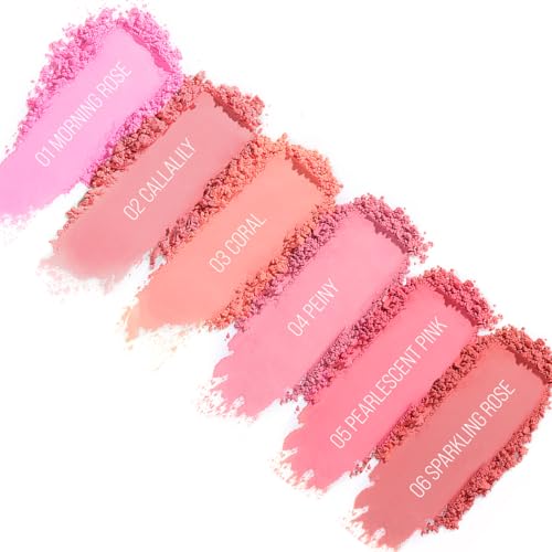TINTARK Vegan Matte Blush Palette - Mauve & Peach