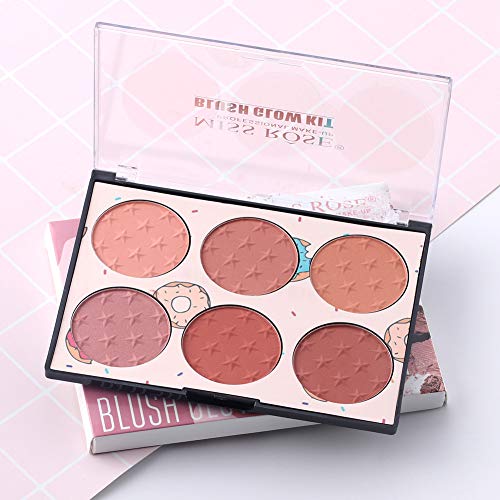 6-Color Blush Palette for Every Skin Tone