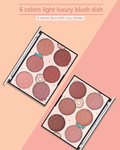 6-Color Blush Palette for Every Skin Tone