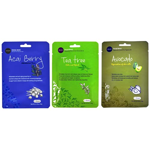 Korean Moisturizing Facial Sheet Mask Variety Set