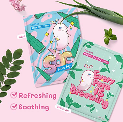 ZealSea Hydrating Facial Mask Set (7 Pack)