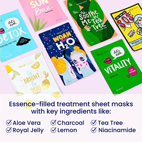 K Beauty Best of 7 Sheet Mask Set