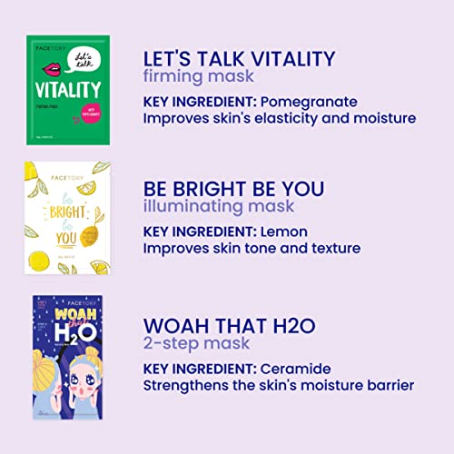 K Beauty Best of 7 Sheet Mask Set