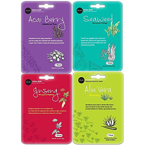 Celavi K-Beauty Essence Facial Mask Set