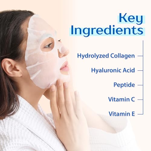 Collagen Face Mask Pack for Brightening & Hydration