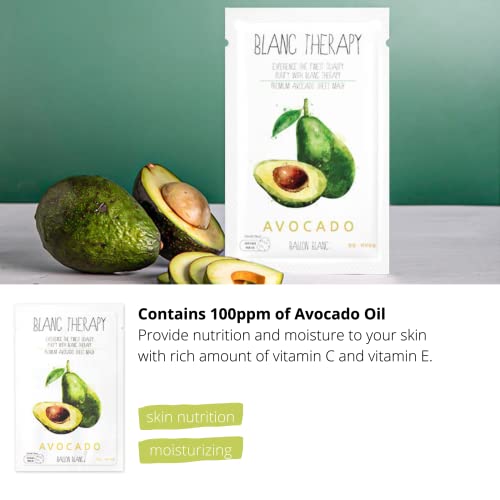 BALLONBLANC Premium Aloe & Vitamin Sheet Masks