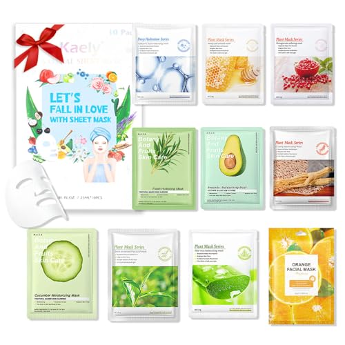 Kaely Variety Sheet Masks - Spa Party Set