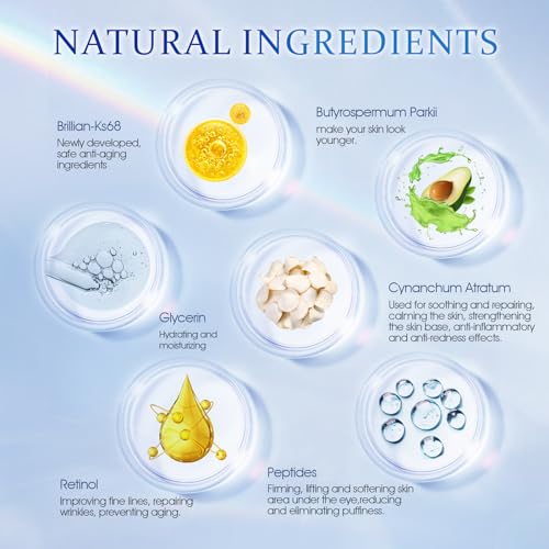 YOYORY Retinol Eye Cream for Dark Circles & Puffiness