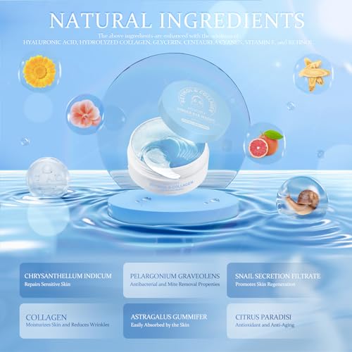YOYORY Collagen Eye Patches for Dark Circles