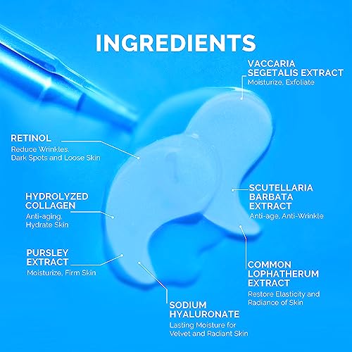 Enaskin Naturals Retinol Eye Gel Patches - 30 Pairs