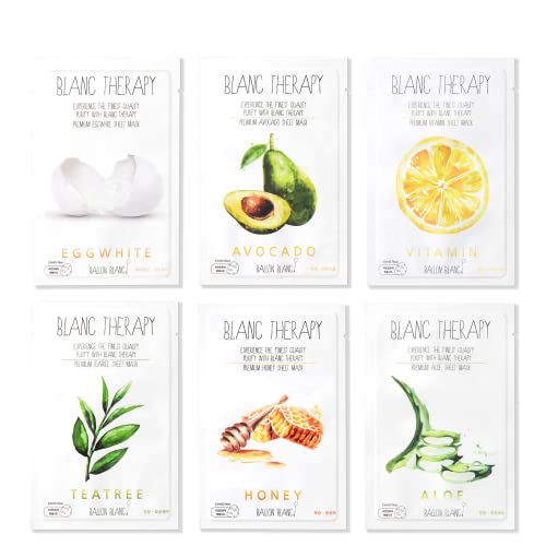 BALLONBLANC Premium Aloe & Vitamin Sheet Masks
