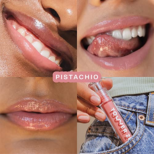 Tower 28 MilkyLip Jelly in PISTACHIO Vegan Lip Gloss