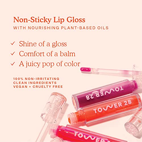 Tower 28 MilkyLip Jelly in PISTACHIO Vegan Lip Gloss