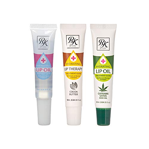 6 Pack Ruby Kisses Hydrating Clear Lip Oil