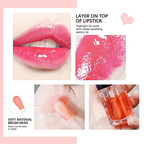 Fruit Flavoured Lip Oil for Dry Lips, Rosewood