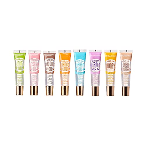 Broadway Vita-Lip Gloss Trio: Mint, Coconut, Rosehip Oil