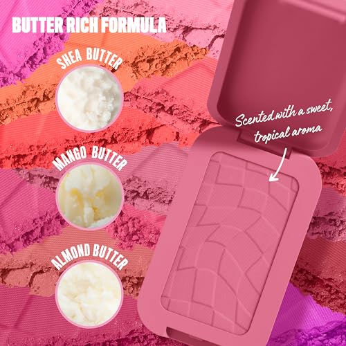 NYX Buttermelt Powder Blush, Long-Lasting Vegan Formula