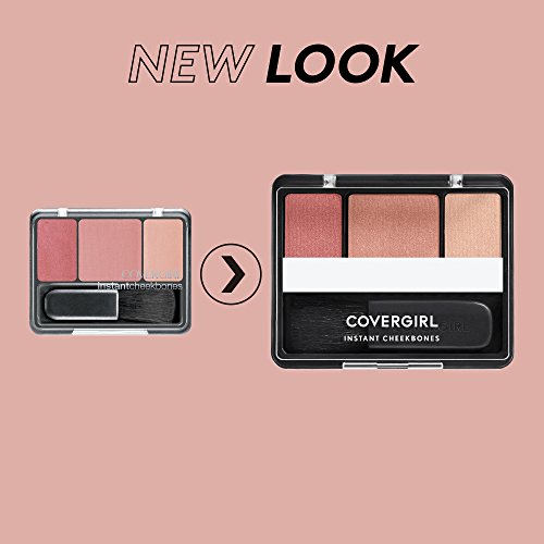 COVERGIRL Peach Perfection Contouring Blush Palette, Lightweight Blendable