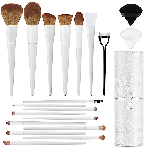 LUXBRU Makeup Brush Set with 20PCs Kit & Case
