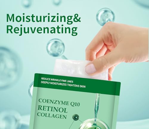 Anti Aging Coenzyme Q10 Retinol Collagen Facial Mask Set