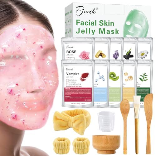Jelly Face Mask Set for Professional Skincare Treatments