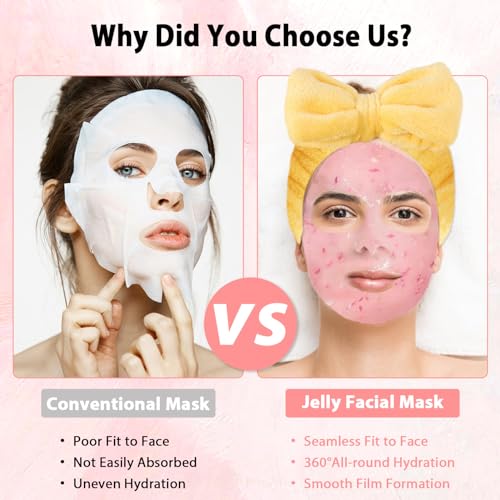 Jelly Face Mask Set for Professional Skincare Treatments