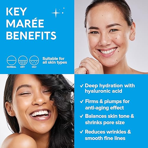 MAREE Hydrating Facial Masks with Marine Collagen & Hyaluronic Acid