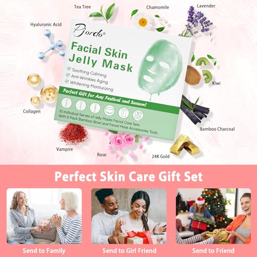 Jelly Face Mask Set for Professional Skincare Treatments