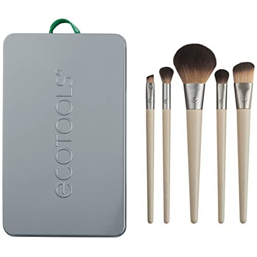 EcoTools 6 Piece Makeup Brush Set - Vegan & Eco-Friendly Beauty Gift