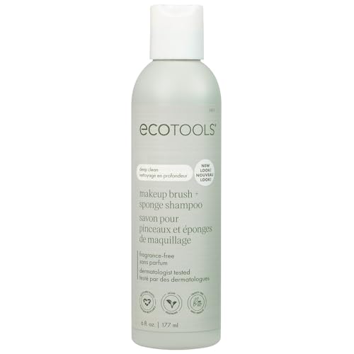 EcoTools Brush and Sponge Shampoo, Fragrance-Free, Vegan