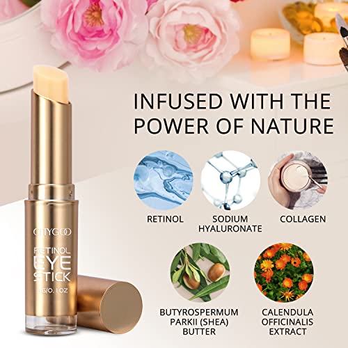 Collagen Retinol Eye Stick reduces dark circles, wrinkles