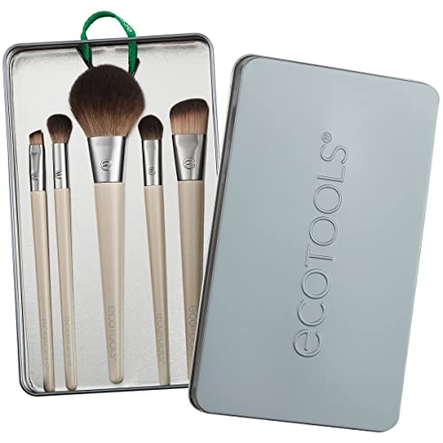 EcoTools 6 Piece Makeup Brush Set - Vegan & Eco-Friendly Beauty Gift
