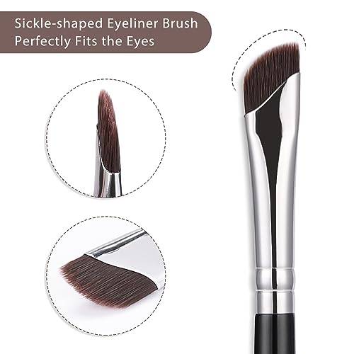 5-Piece Etercycle Eyeliner Brush Set for Precision Makeup