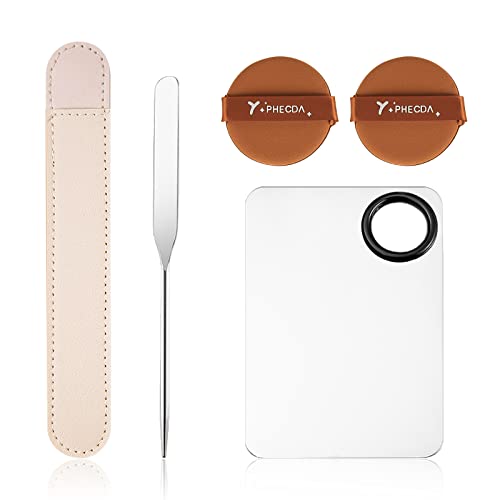 Makeup Palette Set with Stainless Steel Spatulas & Tools
