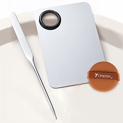 Makeup Palette Set with Stainless Steel Spatulas & Tools