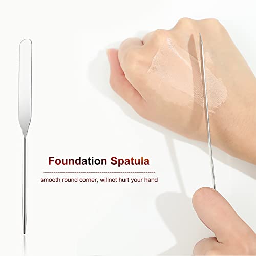 Makeup Palette Set with Stainless Steel Spatulas & Tools