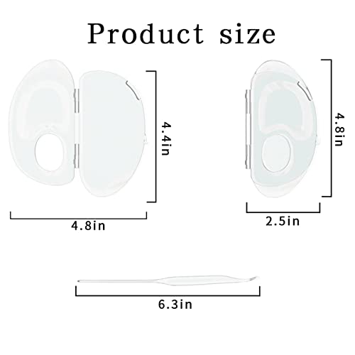 7-Well Acrylic Makeup Mixing Palette for Foundations and Pigments
